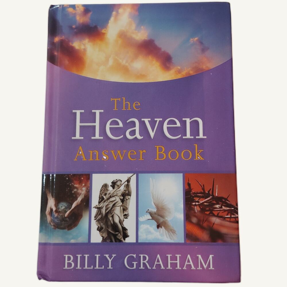 Billy Graham The Heaven Answer Book Hardcover - Purple Edition, 2012 Printing